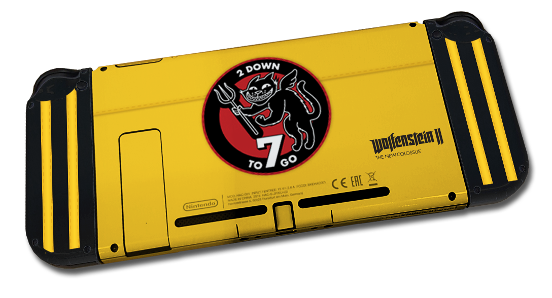 Der er behov for Repaste område Wolfenstein on Twitter: "Get a first hands-on with Wolfenstein II for # NintendoSwitch at our #BethesdaGameplayDay on April 7 in Boston! You'll  have a chance to win this custom #Wolf2 Nintendo Switch console,