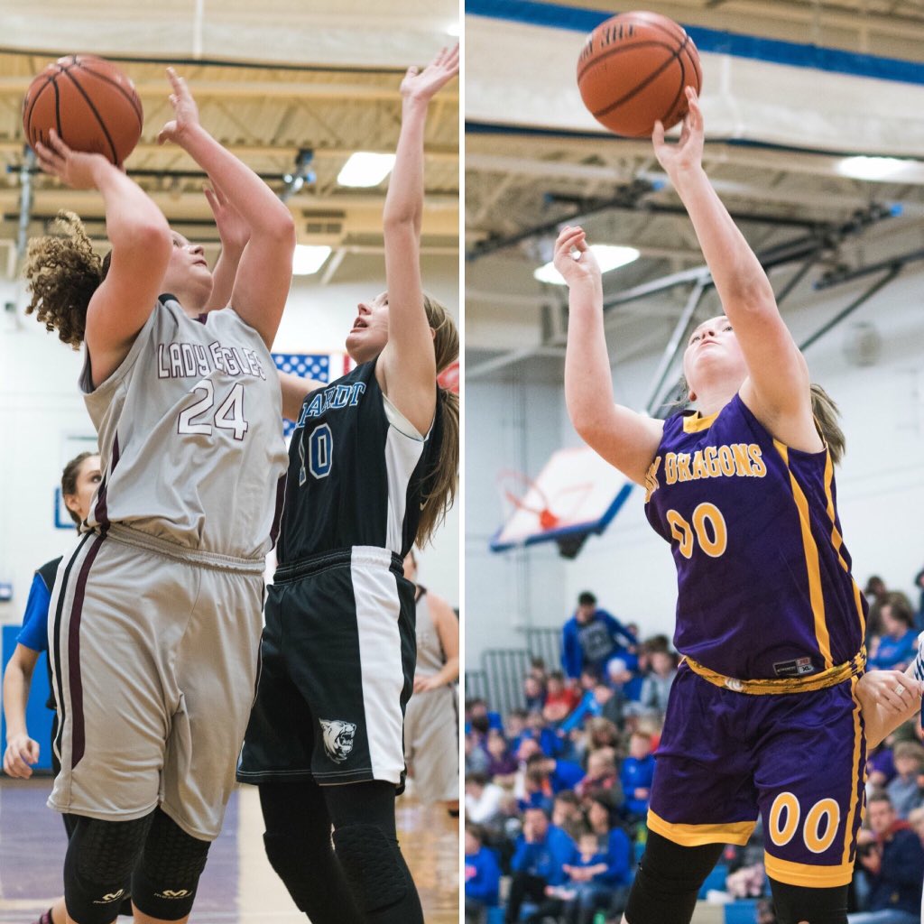 YorkDragonettes's tweet photo. YES Lady Dragon's talented post @EllieLeffew and Pine Haven standout Gabby Beaty begin this season's AAU journey this week in Manchester, TN at March Madness when their very talented 7th Grade @tn_rush team debuts in 2018 with @Coach_M_Ferrell #rushiscoming https://t.co/Pw10Umg8cm