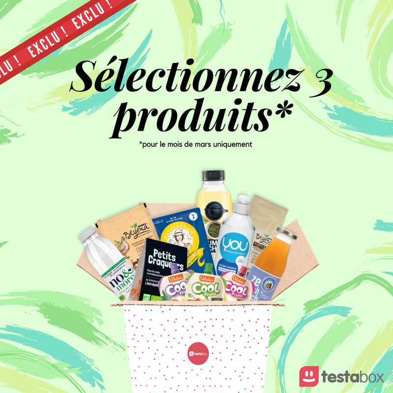 TestaboxFR's tweet image. ⚠ EXCLU ! ⚠
Ce mois-ci avec Testabox vous pouvez sélectionner 3 produits au lieu de 2 ! Découvrez-les vite sur : testabox.fr/selectionner 🎁🎁🎁
