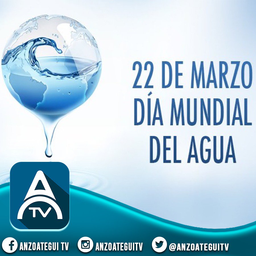 El Día Mundial del Agua se propuso en la Conferencia de las Naciones Unidas sobre Medio Ambiente y Desarrollo, efectuada en Río de Janeiro, Brasil; del 3 al 14 de junio de 1992. La ONU declaró el 22 de marzo de cada año como Día Mundial del Agua. #Anzoateguitv #PrimeroLoNuestro