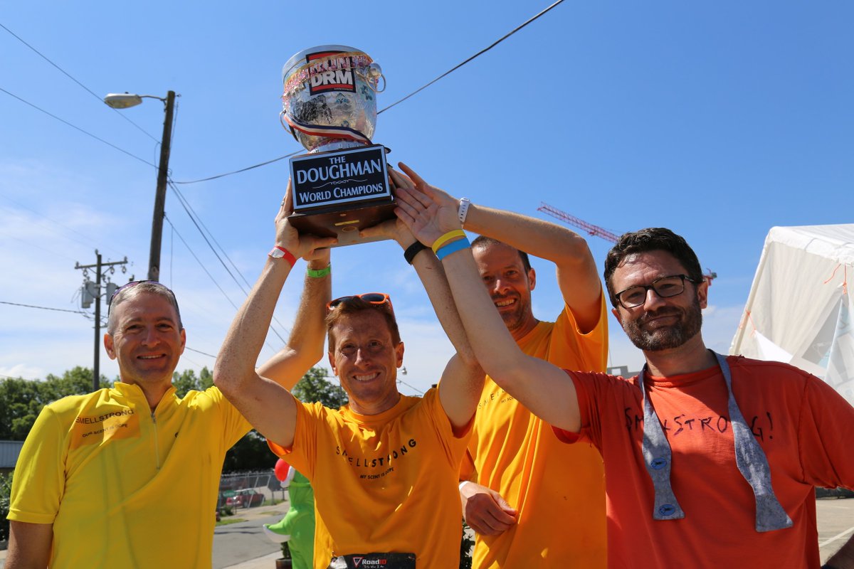 Time to round up your 4-person team and starting honing in on your running, cycling, swimming, competitive eating, and ridiculous costume crafting skills! Early registration for <a href="/DOUGHMAN_Durham/">The DOUGHMAN</a> is now open! doughman.org/#welcome-1