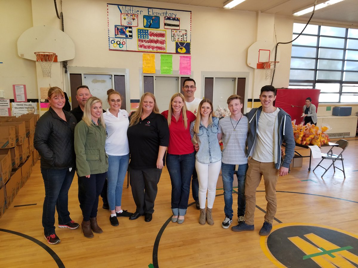 IdahoFoodbank's tweet image. Thanks to Valley Office Systems and @FishersTec for helping make sure our pantry at Whittier Elementary School had food ready for the families in need. Working together to #solvehunger #millionmealsidaho