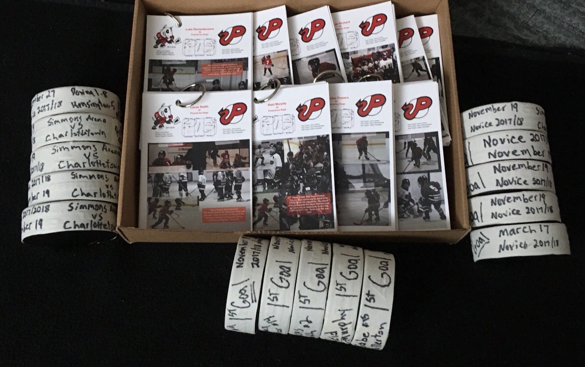 lescassibo's tweet photo. Thanks to Novice half ice all of my players scored at least one goal this year #1stgoalpucks @PownalHockey @HockeyPEI @HockeyCanada #fun https://t.co/AgvdWvJXhd