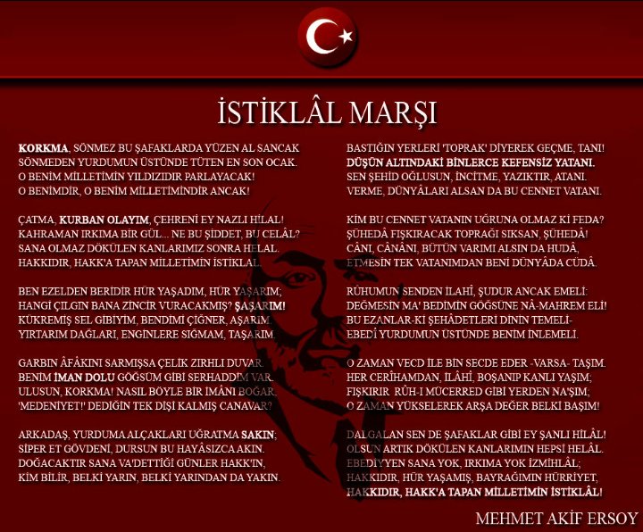 1NeVereyimAbime's tweet photo. #Korkma #VatanımSensin #MehmetAkifErsoy https://t.co/qTNDn4lHPS