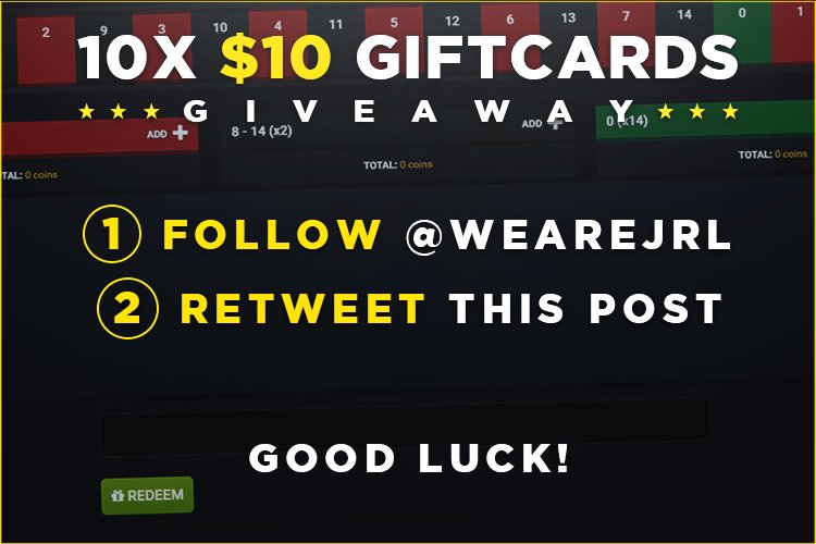 CSGOArenaGG's tweet photo. SPECIAL Daily Giveaway RT + follow @weareJRL to enter! Winner will be rolled in 24 hours. An amazing song! https://t.co/1Ts107o9xl https://t.co/2vVTawDuee