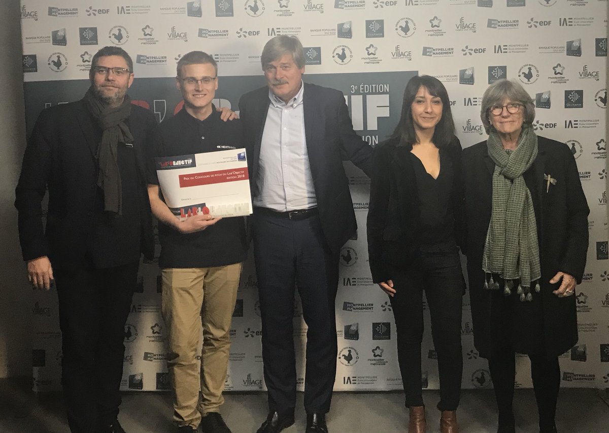 chantal_marion's tweet photo. Le Gagnant est @Vaonis_fr La tête dans les étoiles #labojectif @jeanclaudegallo Bravo à lui @Mtp_FrenchTech @BIC_Montpellier @Montpellier3m @Saurel_P https://t.co/kdrIrbuMrB