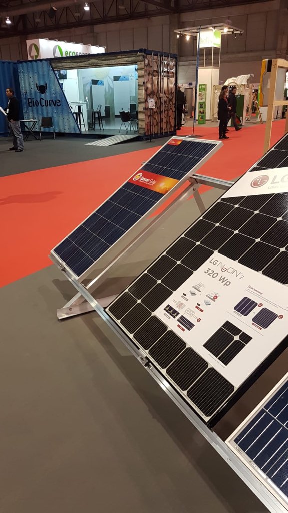 Iberian Solar Panels at Feria Energía Galicia Spain