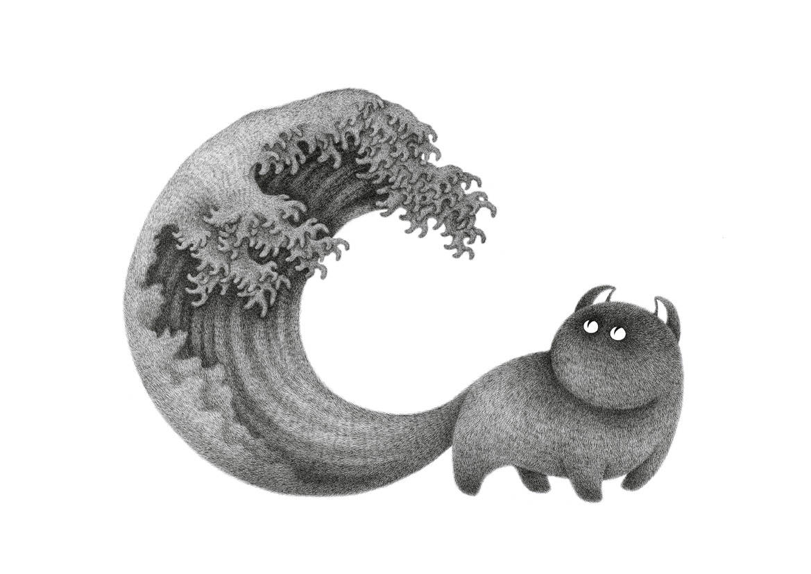 thisiscolossal's tweet image. Delicate Inked Lines Form Fluffy Black Cats in Illustrations by Kamwei Fong thisiscolossal.com/2018/03/fluffy…