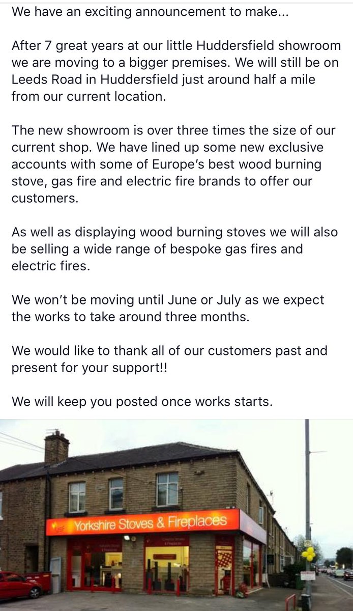 We are moving showrooms, looking for new suppliers of high end stoves, gas and electric fires if anyone has any good recommendations?