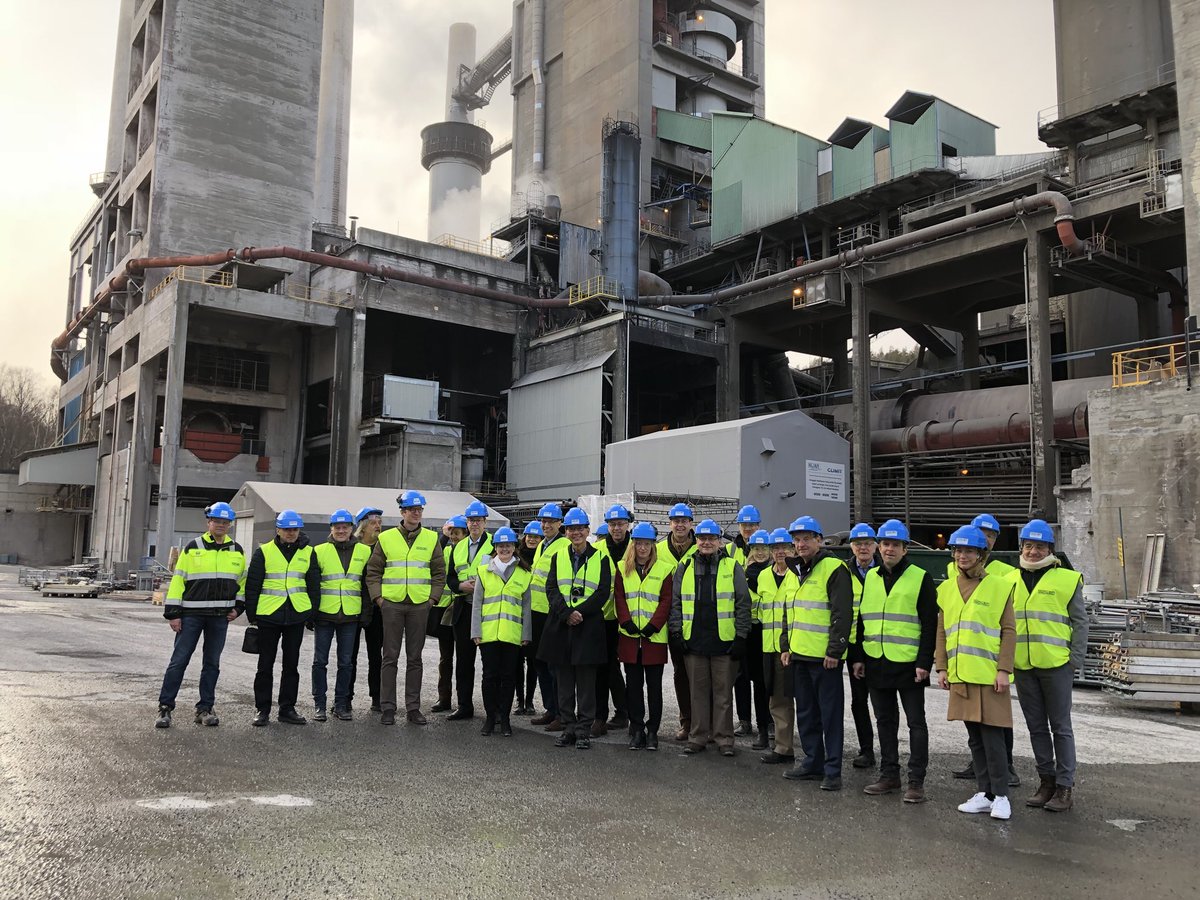 GlobalCCS's tweet photo. Last stop of our #CCS safari at Norcem @HC_Norway #poweringccs https://t.co/rgfkaqt5Sj