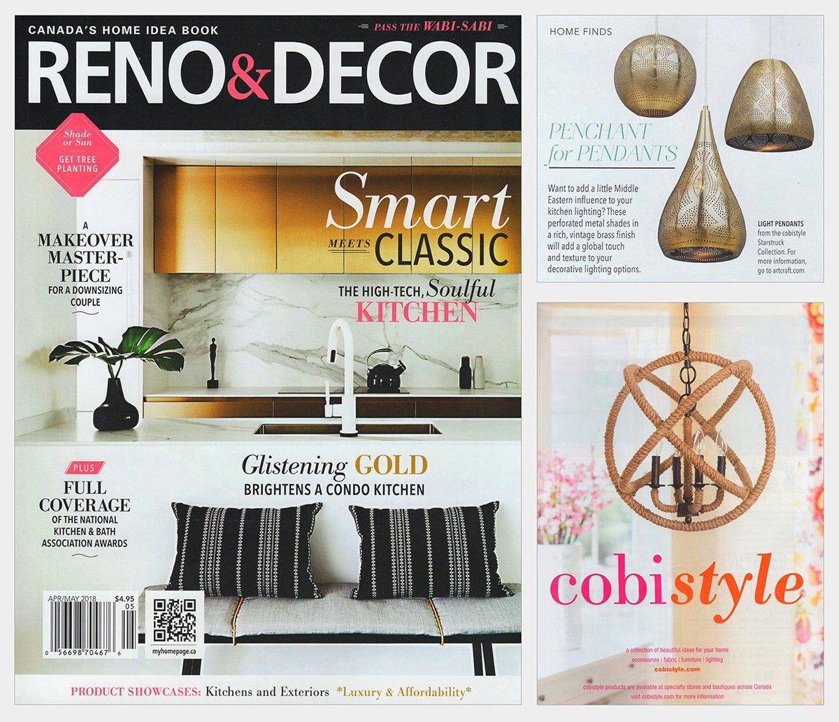 Artcraftlight's tweet photo. Check out your local Newsstand... "Reno & Decor" magazine is featuring our Starstruck and Danbury collections, from designer Cobi @CobiLadner #cobistyle #cobiladner #pendants #chandelier #rusticchandelier #designerlighting #homedecor #homelighting #homerenovations #luxurylighting https://t.co/XTEwmSa2XT