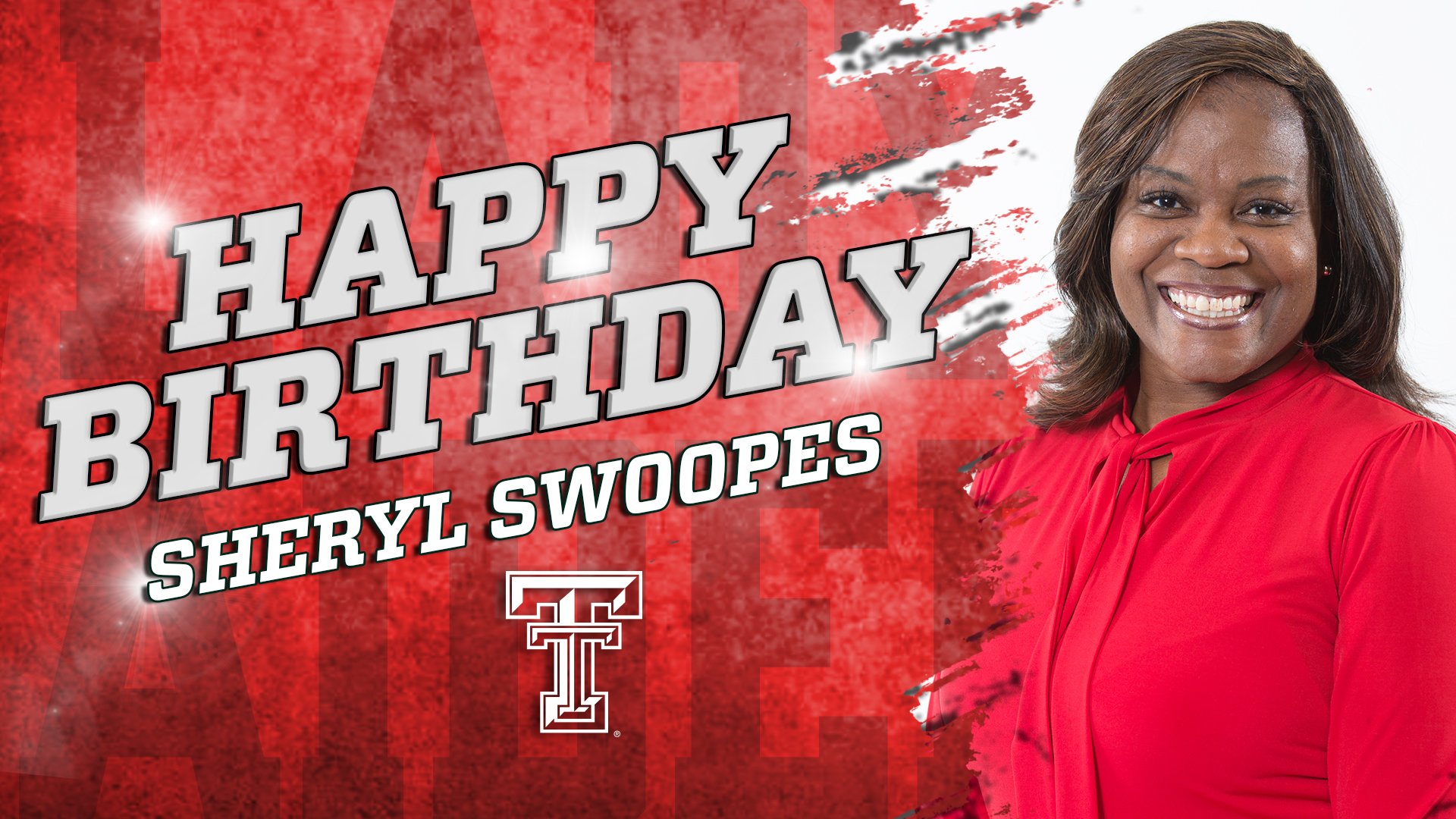  We want to wish a very happy birthday to Lady Raider great Sheryl Swoopes! 