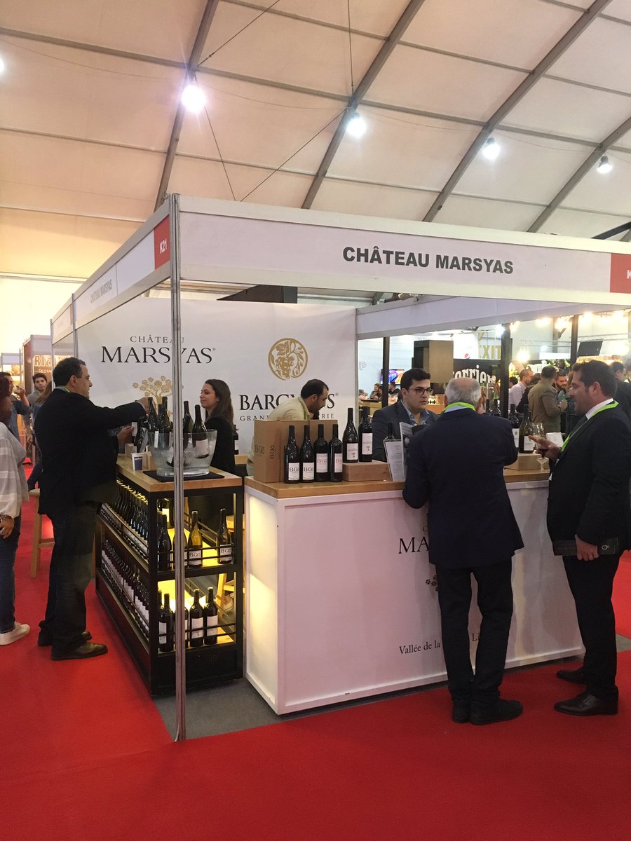 Great to start our own distribution in Lebanon for the on-trade and off-trade. Here at @HorecaLebanon till tomorrow. @ChateauMarsyas