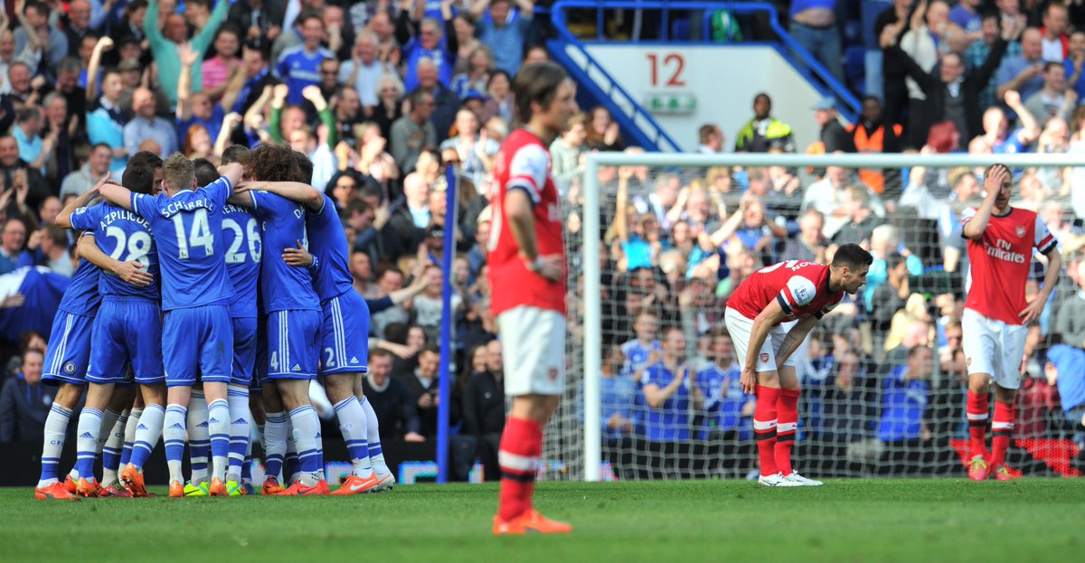 ChelseaFC's tweet photo. 4️⃣ years ago today at Stamford Bridge...

Chelsea 6-0 Arsenal! 🙌 https://t.co/L94OROqCwb
