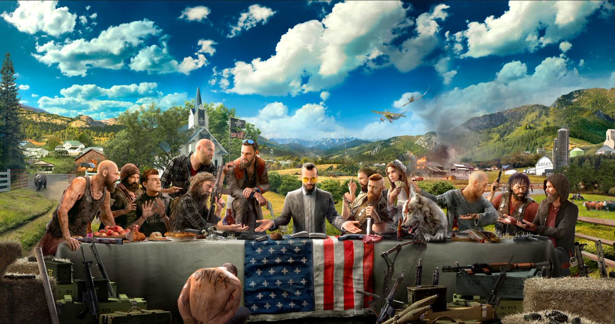 Ubisoft's tweet photo. Take a seat....
#FarCry5 is just 5 days away! https://t.co/J0NJTyr49y