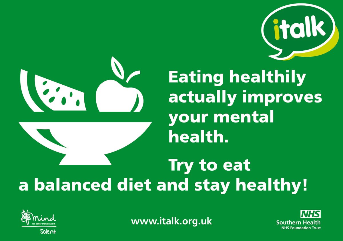 NHSTTHampshire's tweet photo. Indulged this weekend? A healthy diet can actually improve your #mentalmental
@Southern_NHSFT @SolentMind @NHSSEHantsCCG @WestHantsCCG @nhampshireccg @hantsconnect https://t.co/JAULHIRdw8
