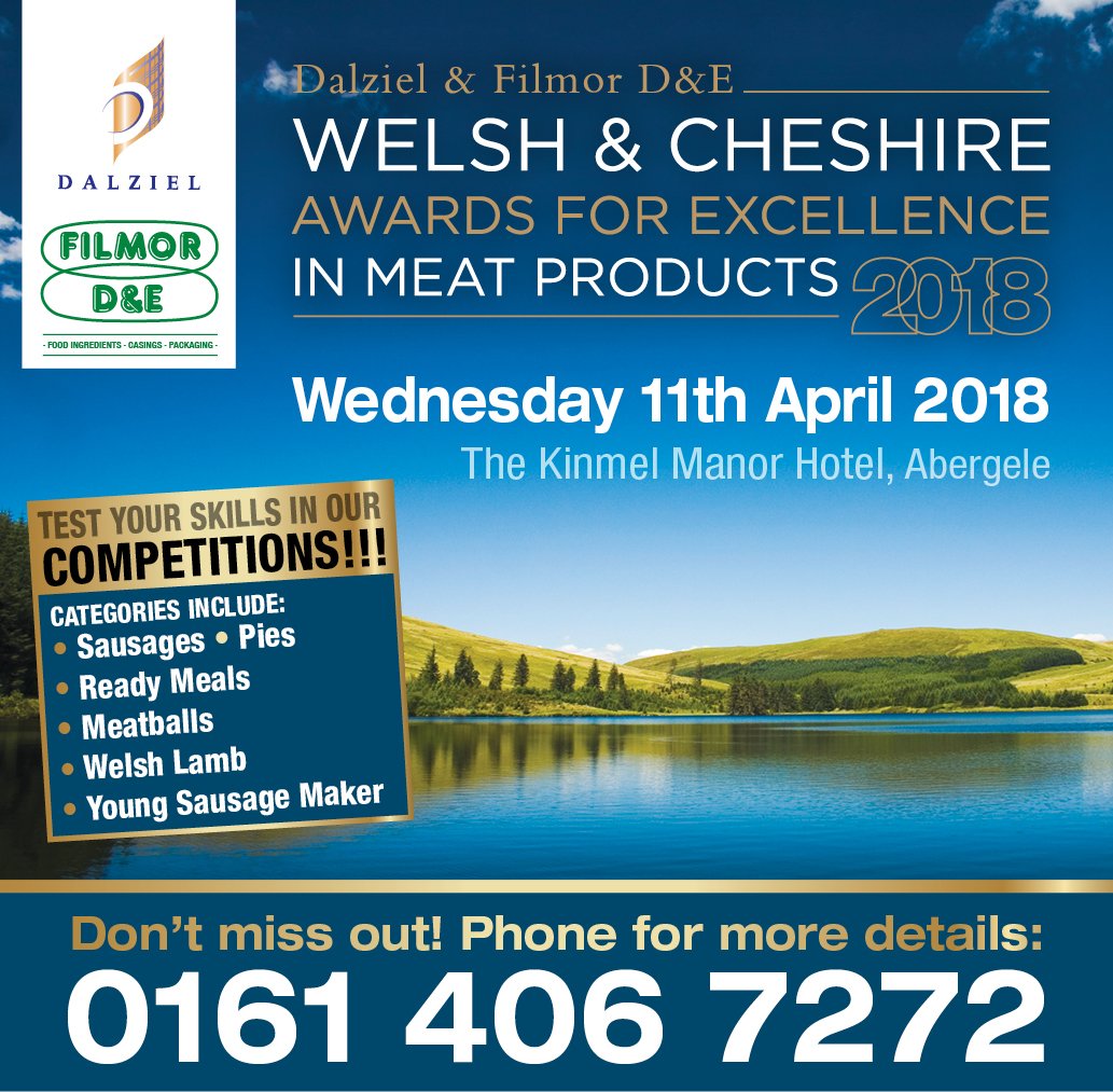 Don’t miss The Welsh Excellence in Food Products Show on 11th April 2018 #WelshExcellenceFoodShow #Dalziel
