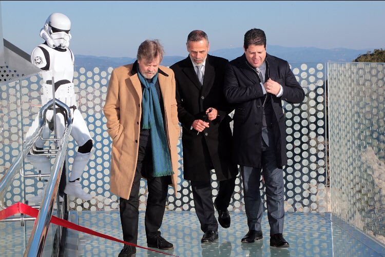 A memorable day at #GibSkywalk with @HamillHimself, @FabianPicardo and @boogie_storm.