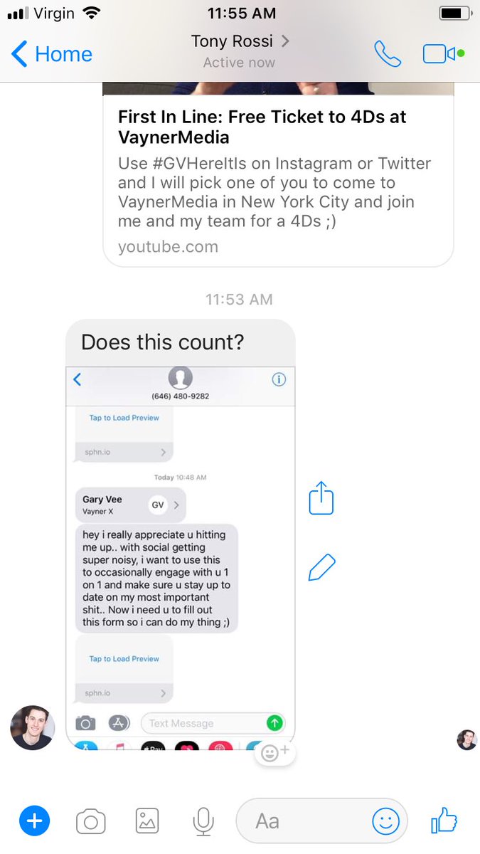 TheMJHughes's tweet photo. @garyvee #GVHereItIs welcome @_tonyrossi to FIRST IN LINE - Gary offers some fantastic first look opportunities to those on the inside :-) now, Tony, YOU’RE IT! Get another friend on First in Line and get YOUR chance!!! https://t.co/5RtKtLqjsT
