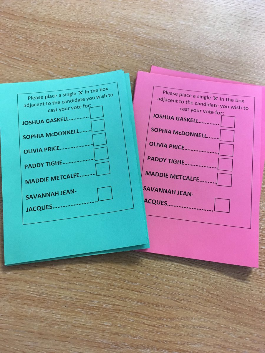 JOASixthForm's tweet image. 🗳|ELECTION: The ballot slips are ready for tomorrow’s big Presidential vote, where we will be electing the new President and Vice-Presidents of the 2018-19 @JOAStudentExec Committee. Good luck to all of our Y12 students taking part! 👍