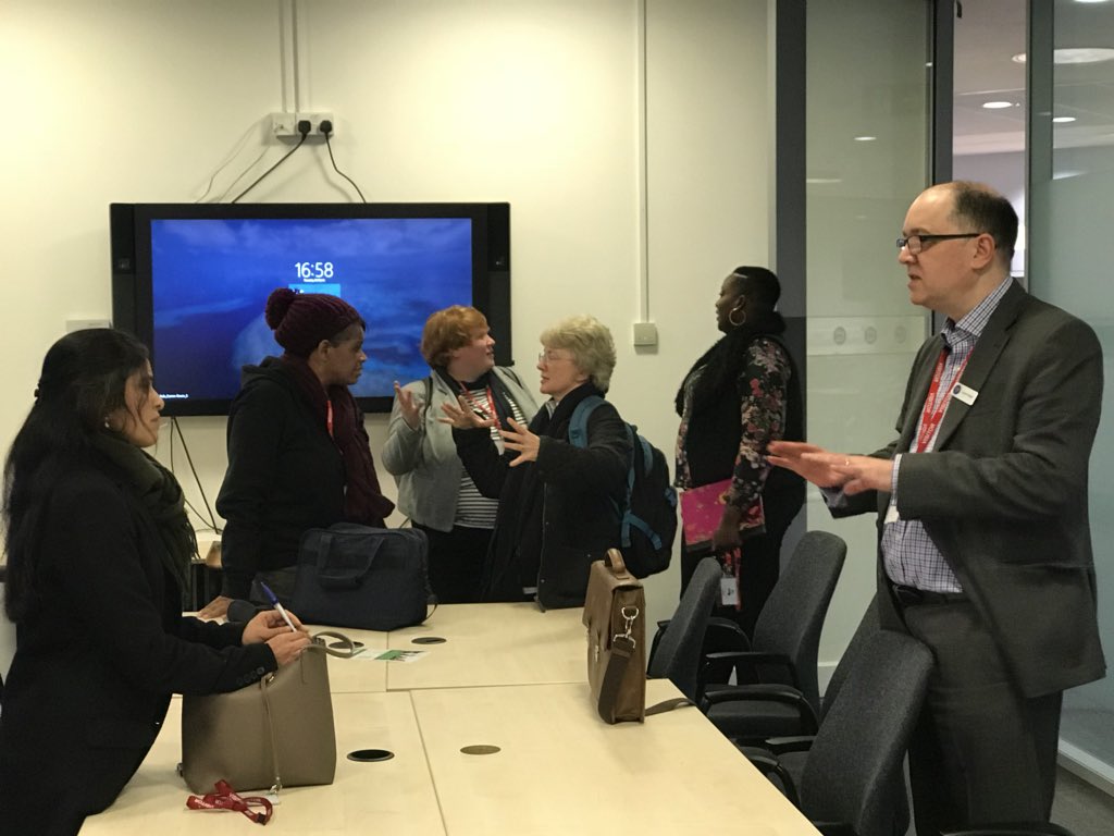 The post-event networking is still going - Ealing businesses are good at connecting! @EalingLawCentre @ShowPatrolUK @InWestEaling @f1f11 @Youngterprise @lancehobbsHR #bizsupportEaling