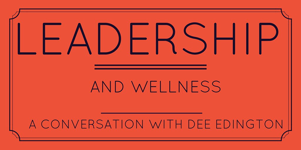 Wellness Rock Star, Dee Edington's advice on Leadership & Wellness bit.ly/DeeEdington?ut…