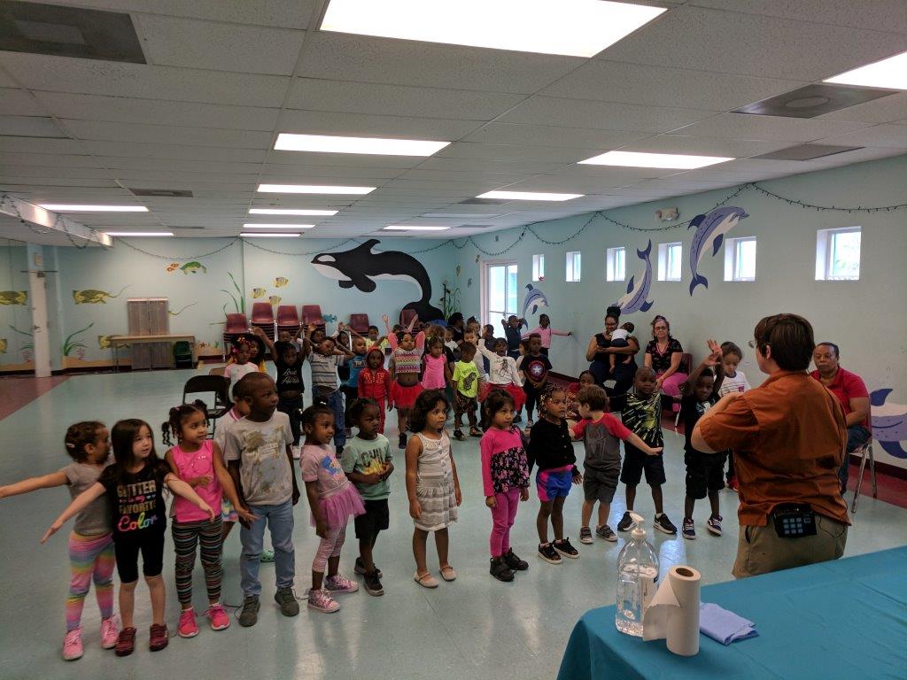 YWCAsouthfl's tweet photo. The kids at @YWCAMIAMI #EarlyLearning got a SUPER COOL visit from some of the 'residents' of @jungleisland! Kids interacted with & learned about the lizards, birds, snakes & more that call the Everglades home.
We can't wait for the next visit!
#Daycare #OnAMission #MissionSpring https://t.co/gFzv0U6aPS