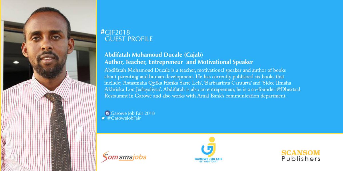 MohamoudMA's tweet photo. Ustaad Abdifitah Cajab, kamid ah kasoo qeybgalayaasha @GJF2018 @A_Waberi @alihwarsame @DaudDaahir  @GEEL_Somali https://t.co/InGwGzGIQC