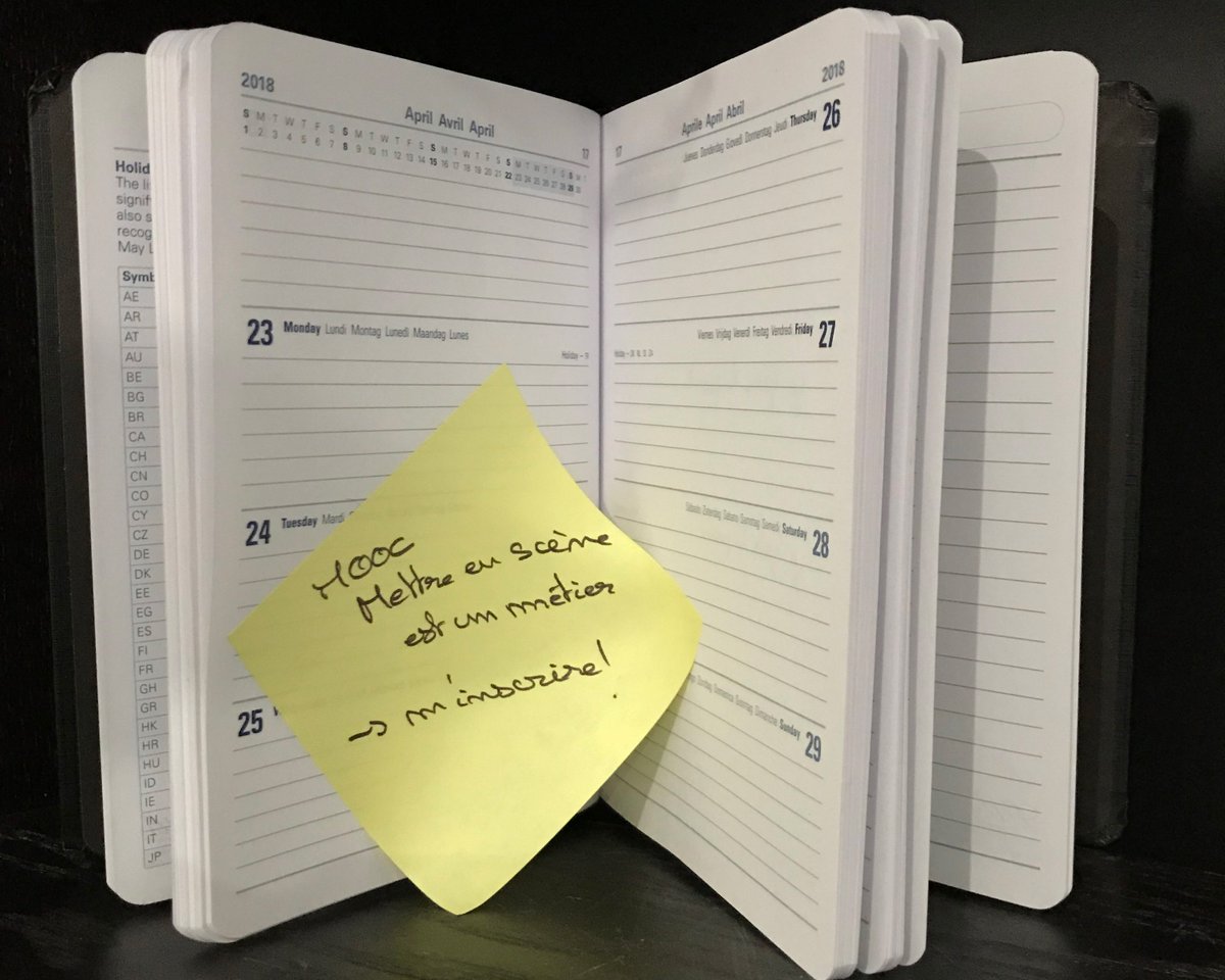 EcoleDullin's tweet photo. J-33!!

Inscrivez-vous au Mooc « Mettre en scène est un métier »
Deux formules vous y sont proposées, ouvertes à tous et sans prérequis.

On vous attend très nombreux

#theatre #miseenscene #mooc #onlinestudies #elearning #ArtEtCulture 
Infos/inscription : https://t.co/dGooy1TeCp https://t.co/F65eWwt132