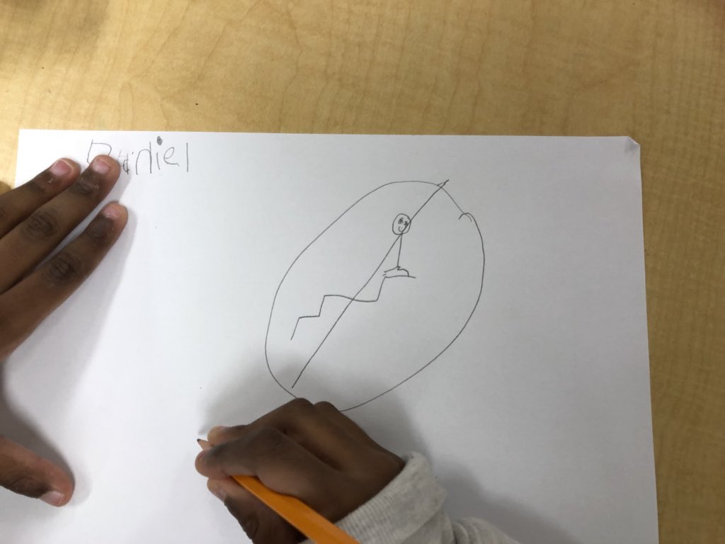 Melcommander's tweet photo. I enjoyed modeling an opinion writing lesson in kindergarten this morning. Children saw a problem, thought about ways to fix the problem, and wrote to make the world a better place. I even had a chance to set goals with a few writers. @H_CountySchools #hcdeengage https://t.co/oWAmKqIUGh