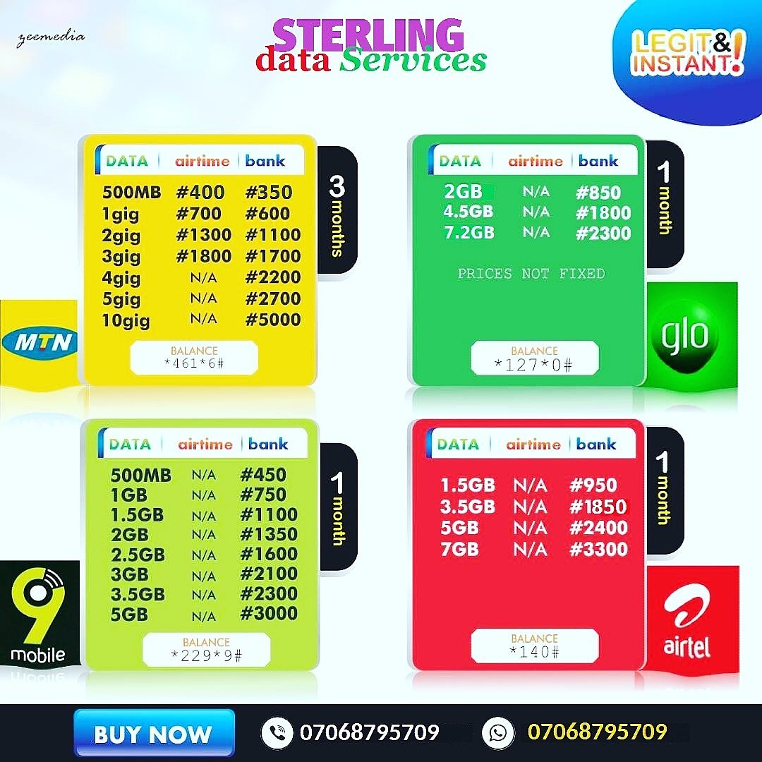 sterlingnet_ng's tweet photo. REDUCE YOUR EXPENSES ON DATA SUBSCRIPTION!! SWIFT & TRUSTED SERVICE! π―π―ππ
#todayswoman #ExpressYourself #EllymanMyLoveOut2morrow #ThursdayThoughts #MyCustomerFirst #Nigeria #Nigerians #9ja #SMENigeria https://t.co/3yjvxYAiSS