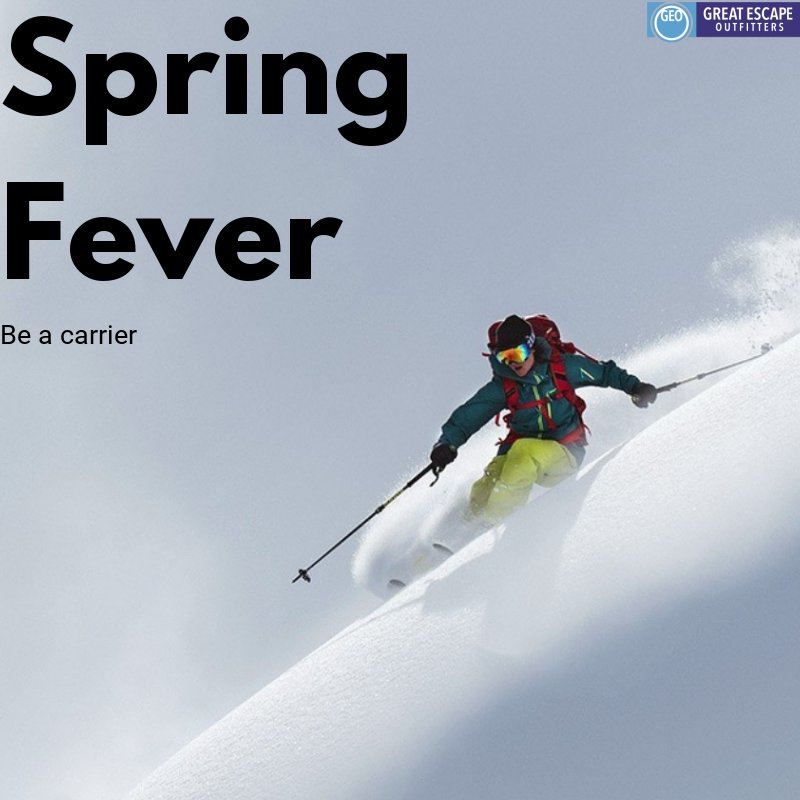 Catch the fever and spread it! Hit your local hill and get infected #springskiing #ski #skiing #ottawa #spreadthestoke #skitheeast #stoke #keepthestokealive