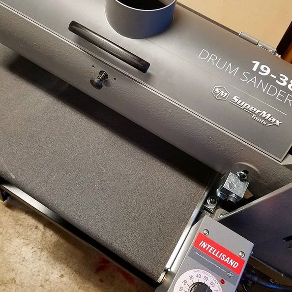 SuperMaxTools's tweet image. @toddalanwoodcraft - "New drum sander should help the production work! Supermax 19-38 to the rescue."

#toddalanwoodcraft #supermaxtools #drumsander #wood #woodworking #woodworker #sander