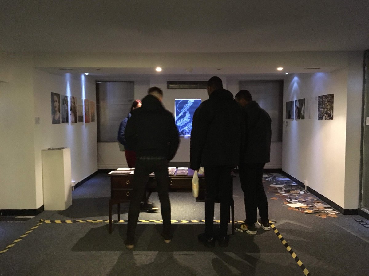 cu_exposure's tweet photo. These pictures don’t do justice for the amount of people who turned up last night! Everyone was engaging and asking so many questions about the work, it was so nice to see people genuinely interested! https://t.co/CMFmXi1AJ4