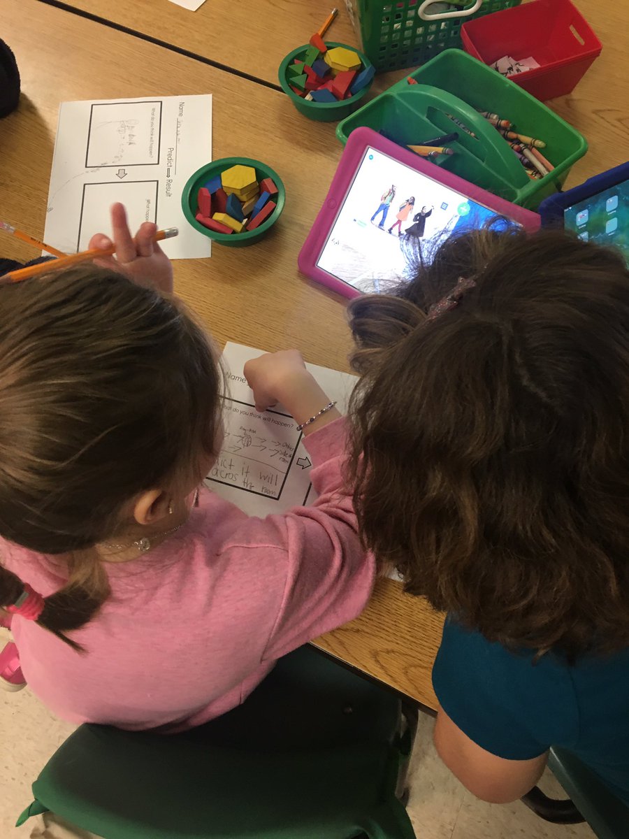 kbairdees's tweet photo. Ss used launchers to determine the amount of force needed to make an object move. Ss made a prediction on their graphic organizer. Ss recorded the experiment on @Seesaw and used the video to write about what happened on their graphic organizer. #EESLearnAndLead https://t.co/bmPP4Y4MPY
