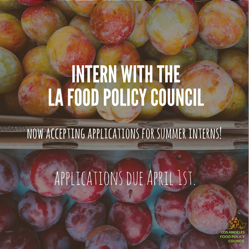 SJLI_CA's tweet image. Apply by April 1st for the @GoodFoodLA summer policy internship! #FoodJustice #GoodFoodJobs ow.ly/G8Wg30j6rbw