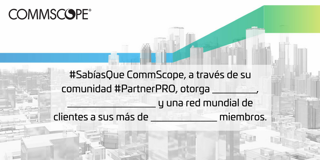 CommScope's tweet photo. Los #partners son piedra fundamental del crecimiento de #CommScope: @Matias_Fagnilli #CommScopeCALA #CSKickOff #CALAPartners https://t.co/dOLzsSum8g