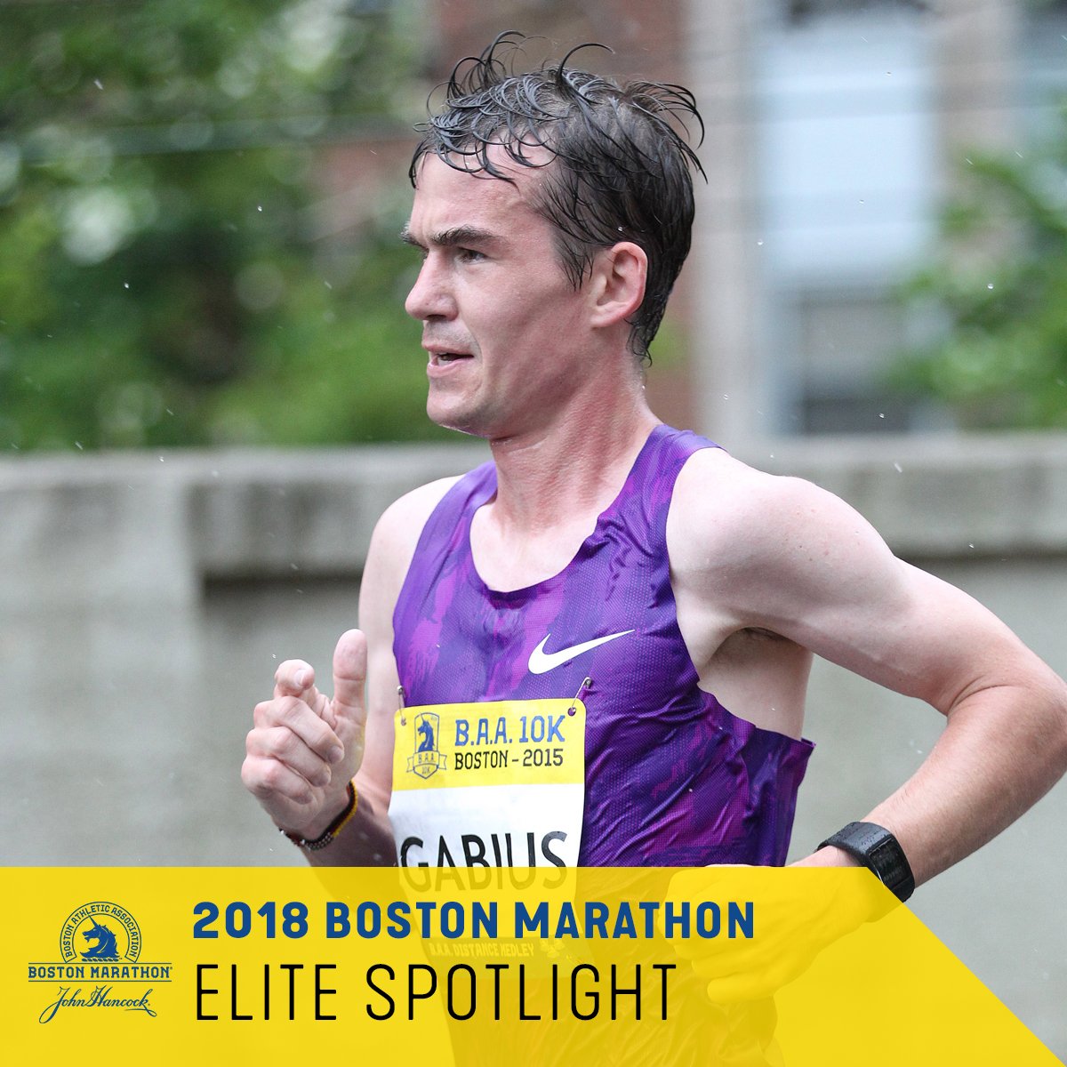 bostonmarathon's tweet photo. #HappyBirthday @arnegabius! The 2012 Olympian holds the German national record for the marathon - 2:08:33. He’ll be making his Boston Marathon debut on the @JohnHancockUSA Elite Team this year! #Boston2018 #TogetherForward https://t.co/aWipIEPxZQ