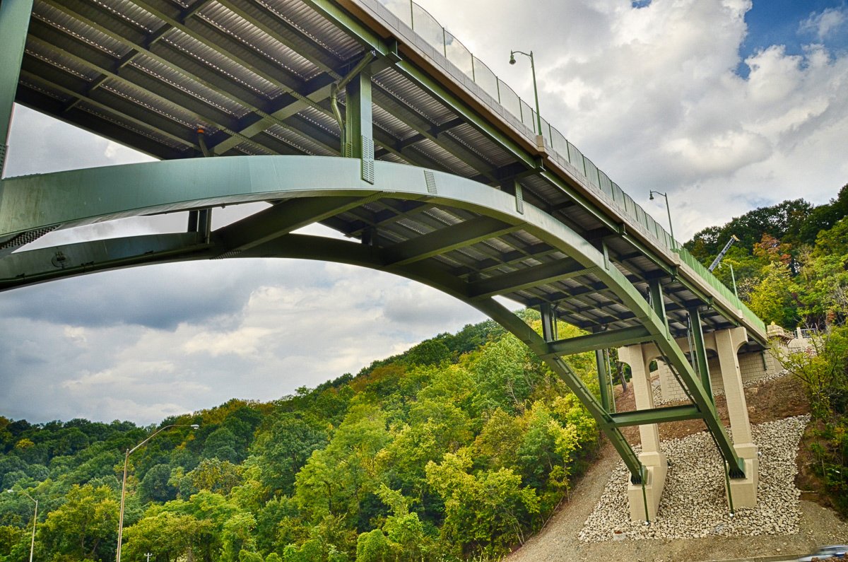 AISC. pictured: Greenfield Arch Bridge, Pittsburgh, Pa. http://www.steelbri...