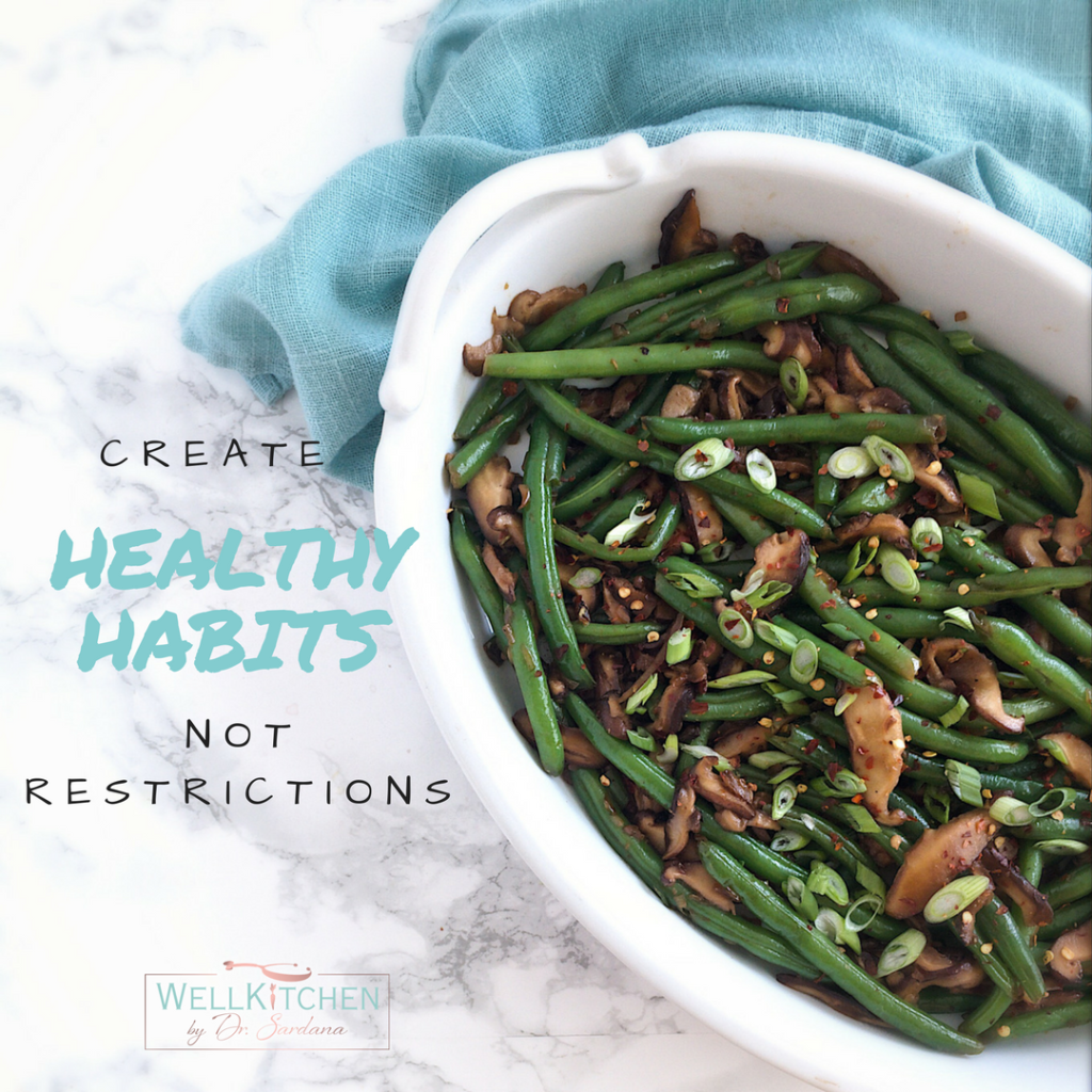 drjasmol's tweet photo. Create healthy habits! Not restrictions. #wellkitchenbydrsardana #takecontrolofyourhealth #usingfoodasmedicine #oneplateatatime #somedoc https://t.co/DyeGNB3Ow7