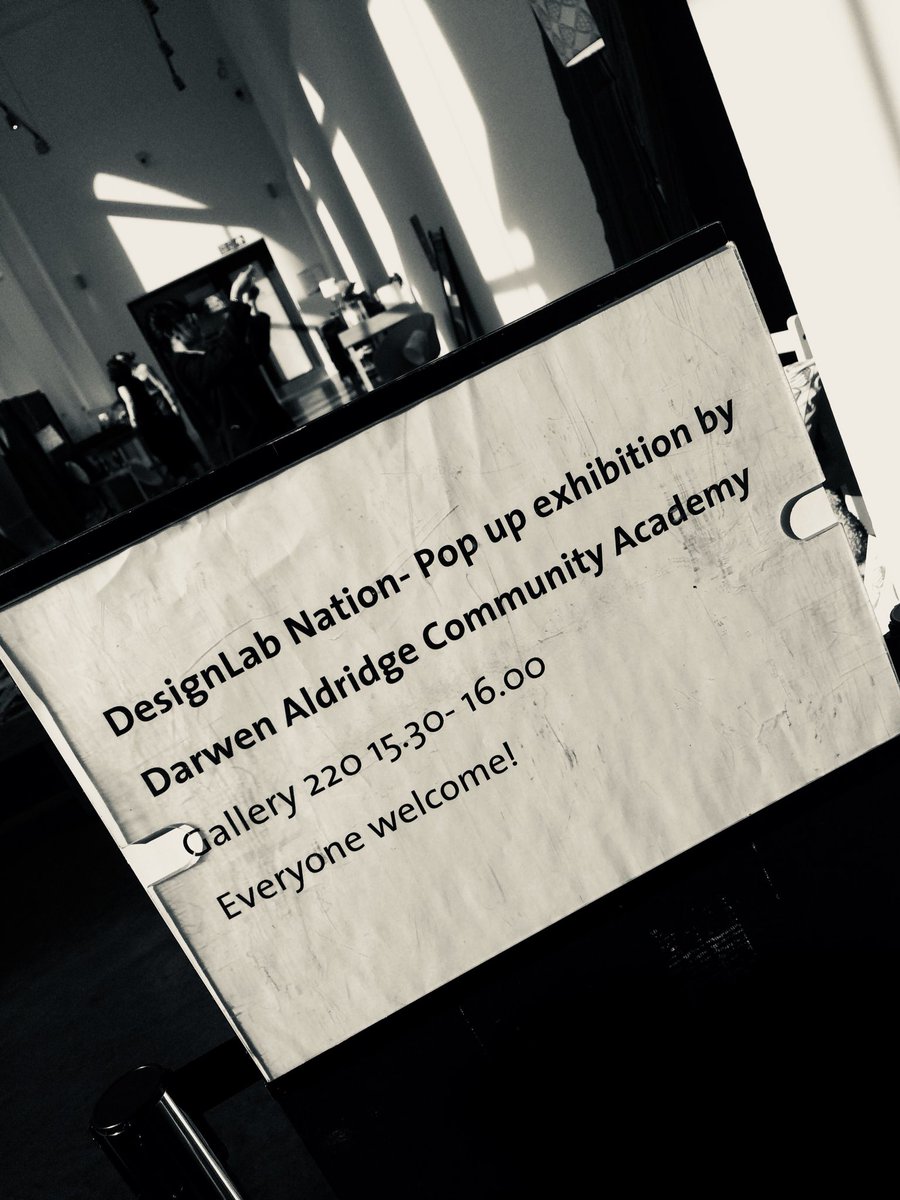 DT_DACA's tweet image. And here we have it! @DarwenAcademy D&amp;amp;T students have opened their exhibition at the @V_and_A to the public! Great work guys - it looks incredible! #designlabnation @bbcollege @BlackburnMuseum @designcouncil