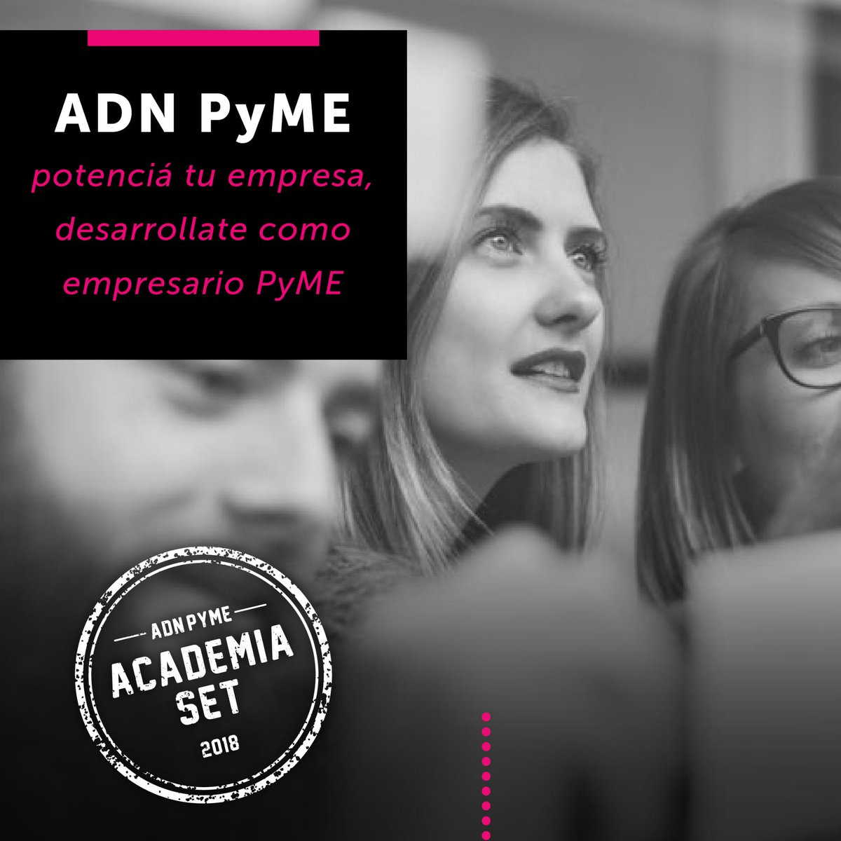 LoidiJonatan's tweet photo. Si creés que tu PyME necesita de #profesionalización, y más aún, de #indicadores concretos que la alejen de la subjetividad para la toma de #decisiones, contactános y reservá tu lugar! ADN PyME ➡️ https://t.co/hRA2DyBlBk
#AcademiaSet #Capacitacion #Consultoria #Talleres https://t.co/s3Z5br02Tr