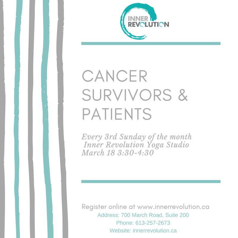 #freeyoga #cancersucks #innerrevolutionyogastudio #cancersurvivors #cancerpatients #love #healing