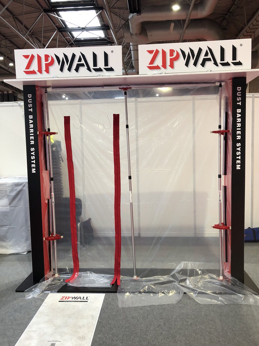 trancoltd's tweet photo. Meet the team at #Zipwall at the #concreteshow great product to segregate live working areas ๐ https://t.co/AAtoKHOQWO