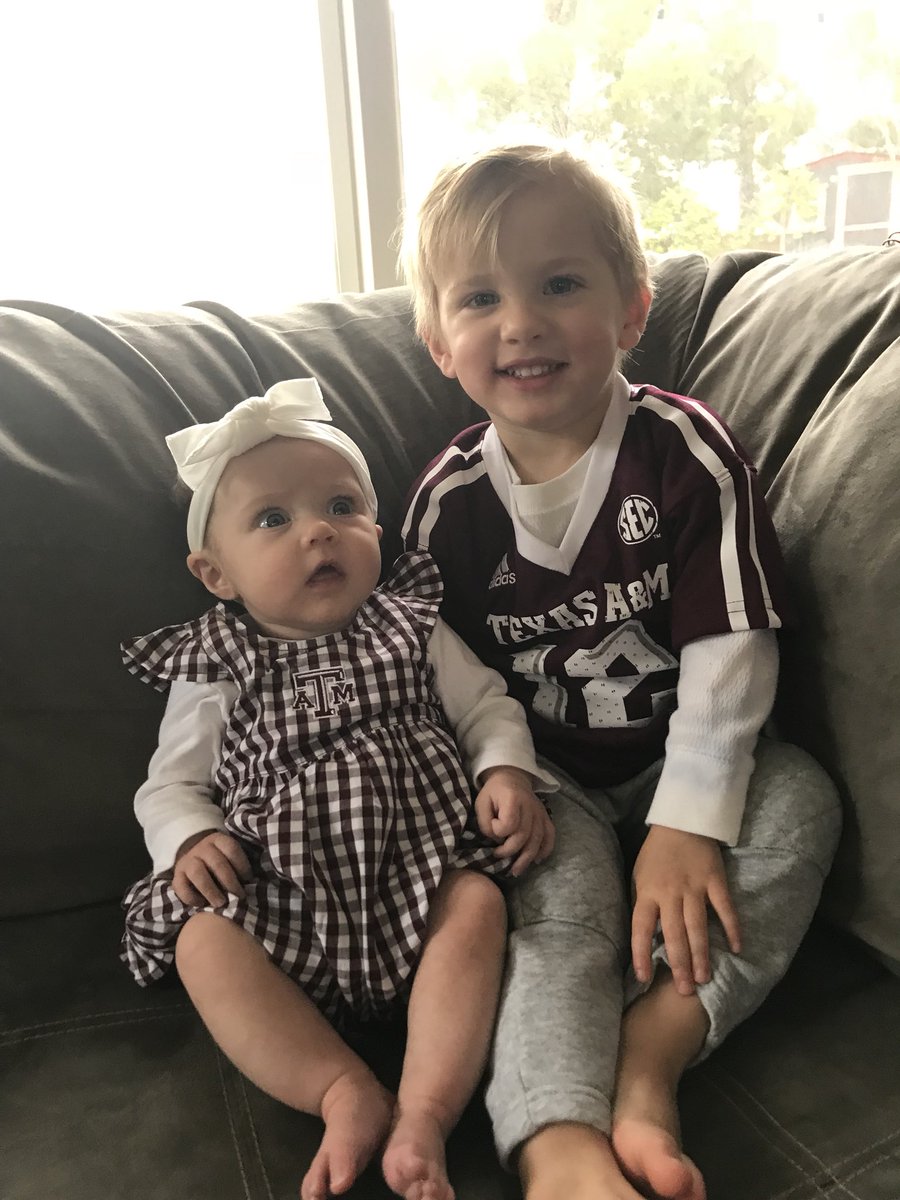 ilovebarca's tweet photo. @AggieNetwork @TexAgs 
George might have been born at the University of Michigan but he and Aletta bleed maroon!!!! Can’t wait to go to the game with @E_snarF &amp; Silas to watch the Ags btho Michigan!!! Gig’em! https://t.co/4A7usIDkze