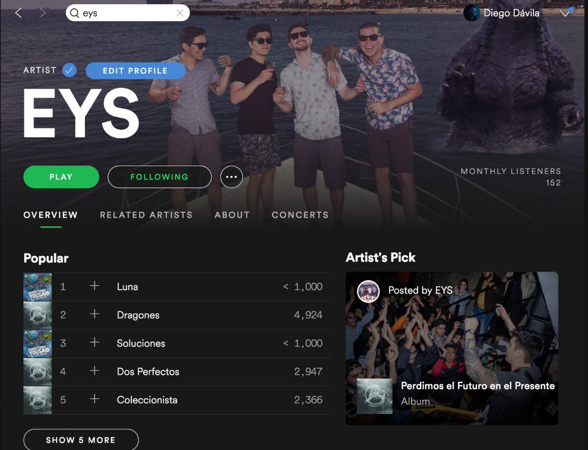 Ahí estamos en #Spotify 😎