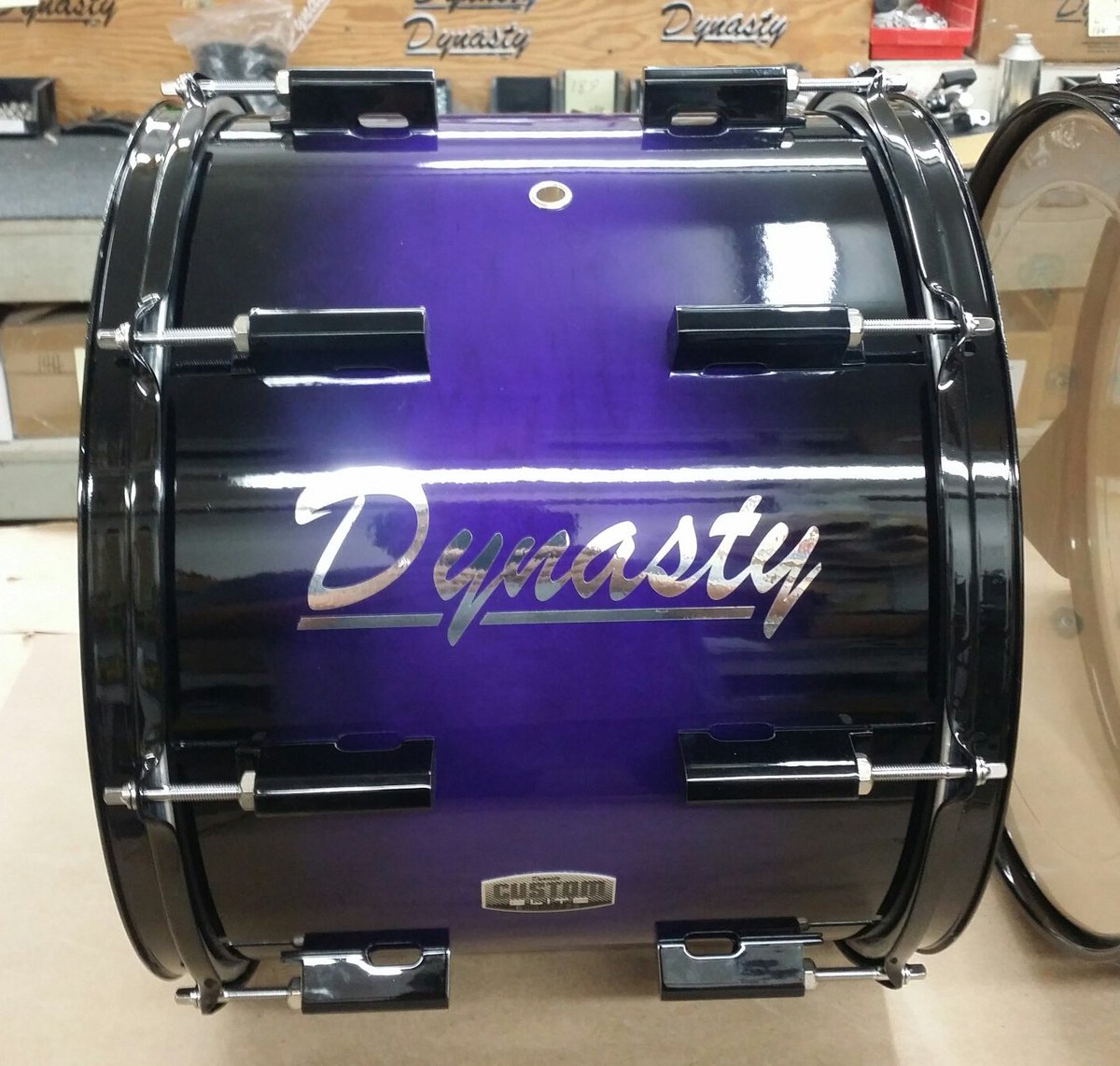 dynastyperc's tweet photo. Custom drums rolling out for St. Augustine High School in Louisiana! #DynastyDrums #CustomElite https://t.co/4xyx7VA5zC