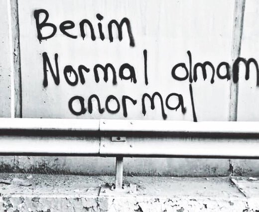 Benden böyle anormal şeyler beklemeyin.