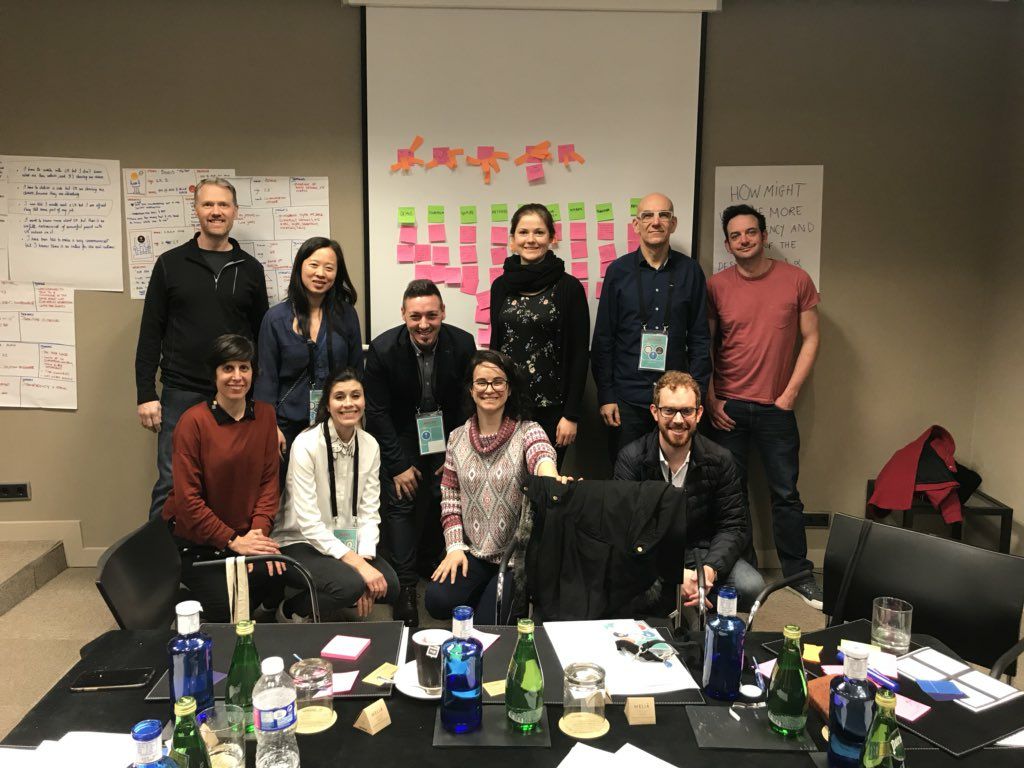 zaira_costa's tweet photo. Great #AXAUXSummit in which UX professionals from different #AXA entities have been working on some challenges as "How might we give more transparency and visibility of the designer's team value in-house?" with #DesignThinking methods at #AXADevSummit. https://t.co/HTdwcNLixS