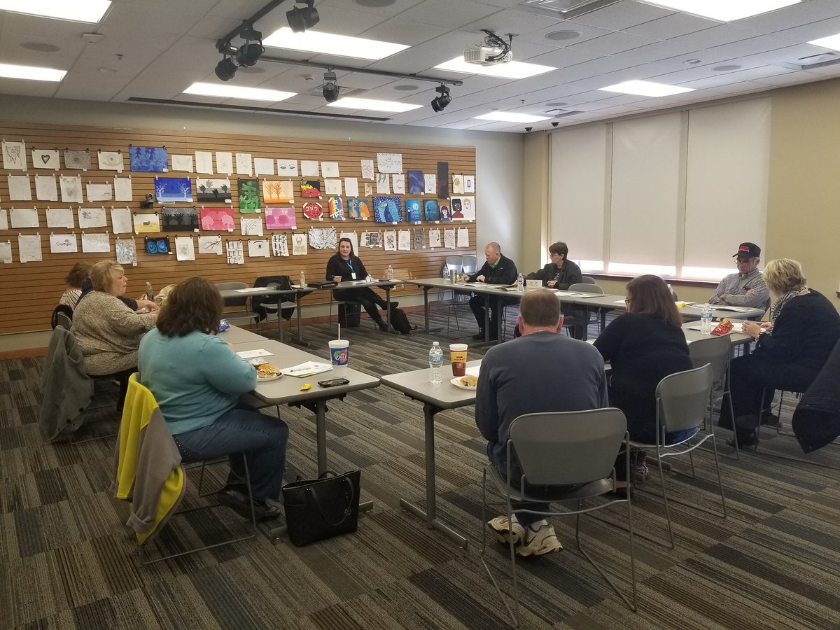 DrugFreeCarroll's tweet image. Great coalition meeting today outlining Carroll Treatment Services, what they offer, what they charge, how many patients they have and counseling they offer those addicted to opioids. Thanks to Jessica Allender for stopping by. Message us with questions! 
#drugfreecc
